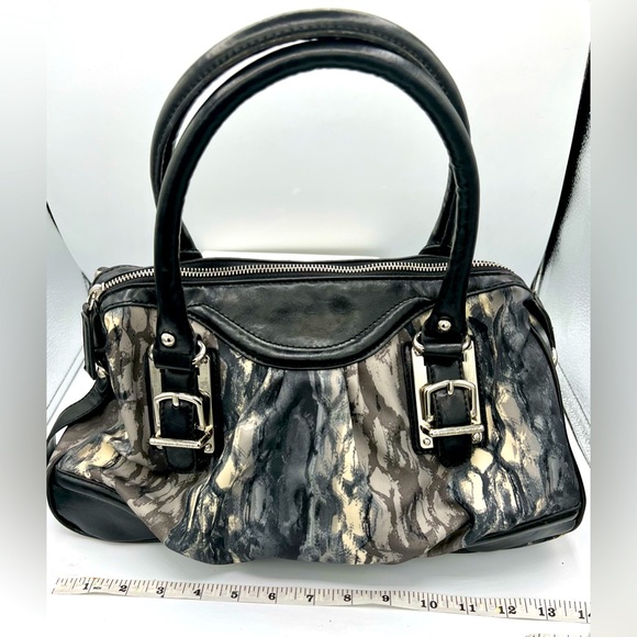 🌺Rare Etienne Aigner Multi Colored Brown & Black Tones Tote Bag | Purse🌸🌺 - Picture 3 of 14